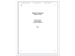 Project Charter Template