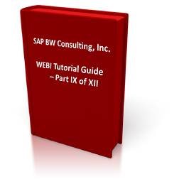SAP BW, BO, WEBI, XCELSIUS, Business Objects, How To, Guide, Tutorial