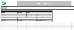 WRICEF Inventory List