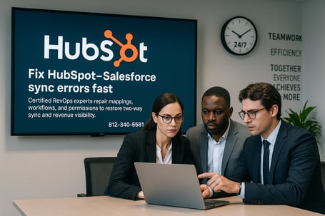  HubSpot–Salesforce Sync Repair – Fix Sync Errors Fast