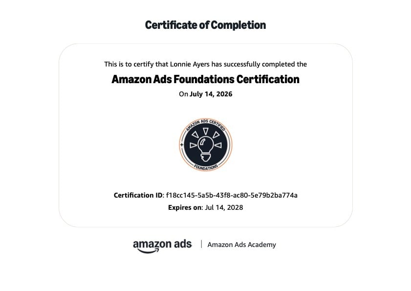 Amazon Ads Certification