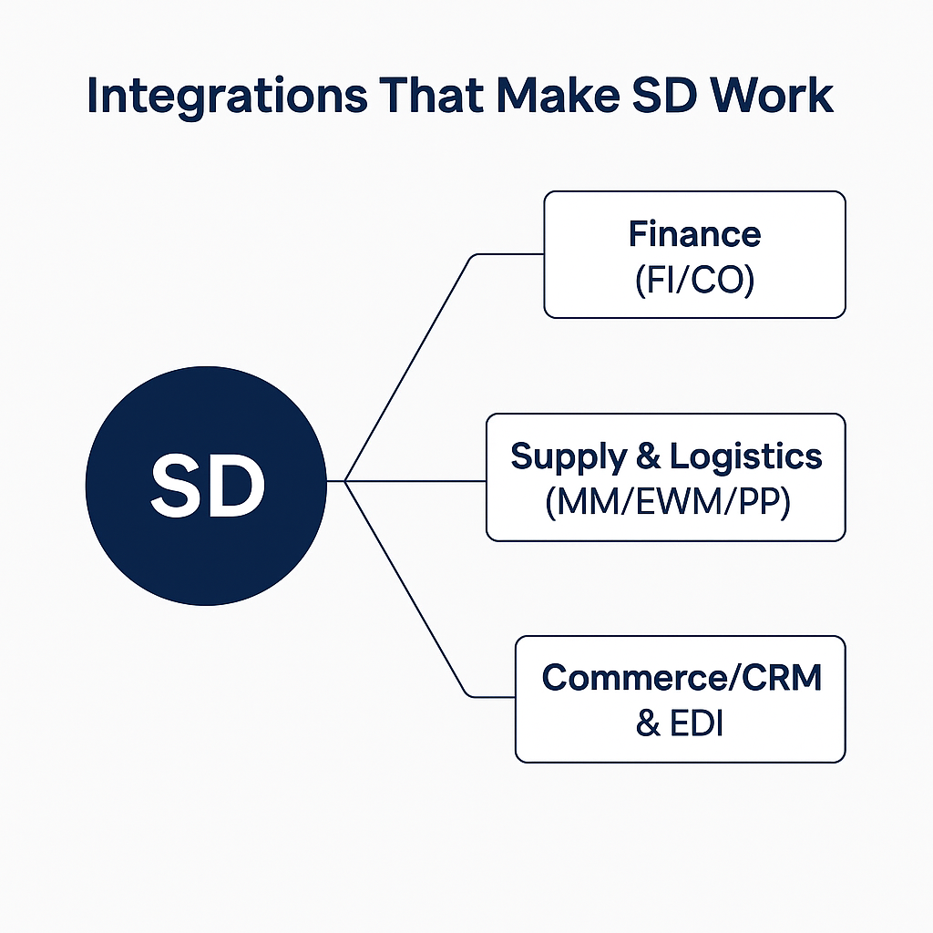 SAP SD Integation Points - High-Level