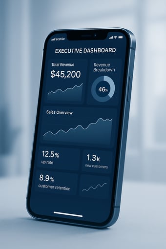 Executive Dashboard on iPhone
