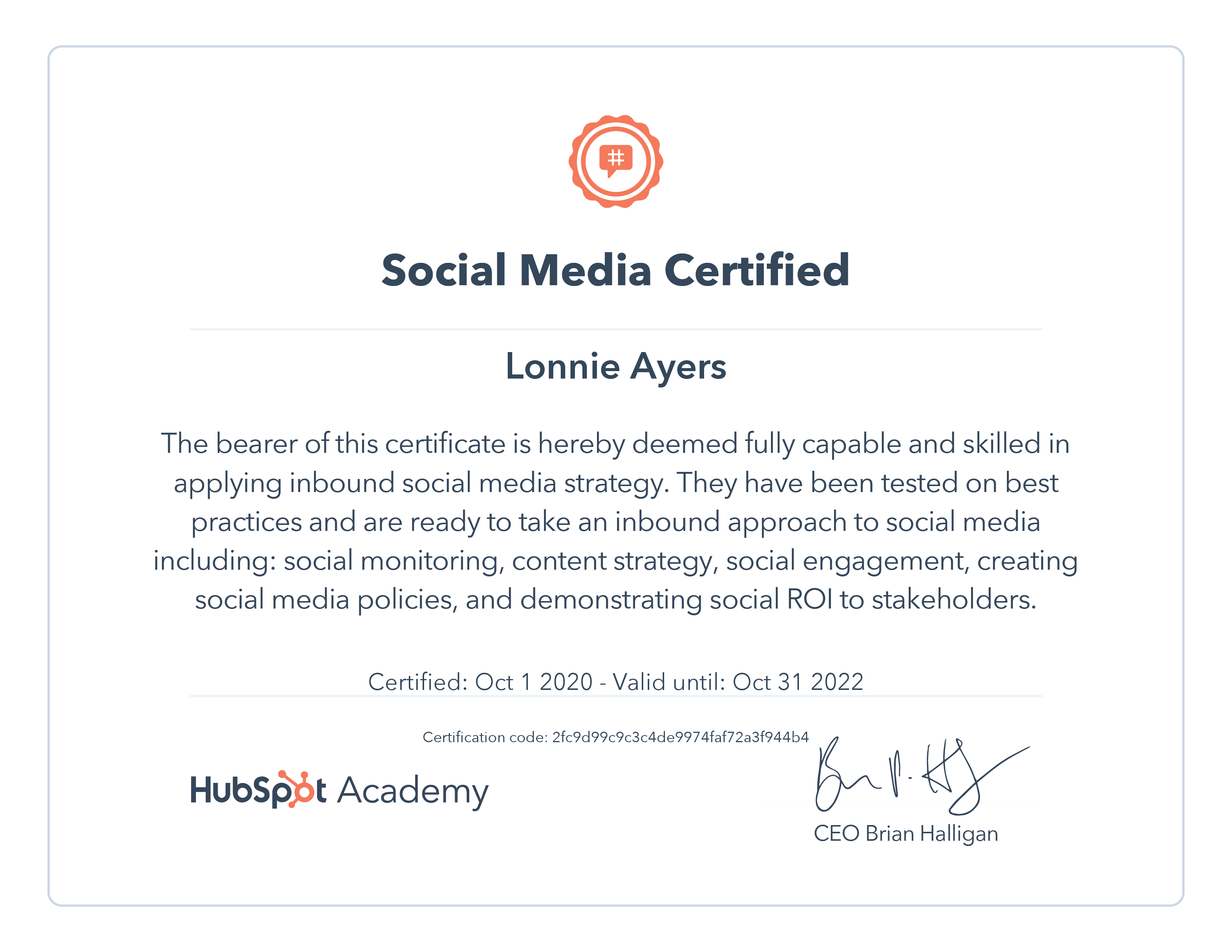 Social Media Certified