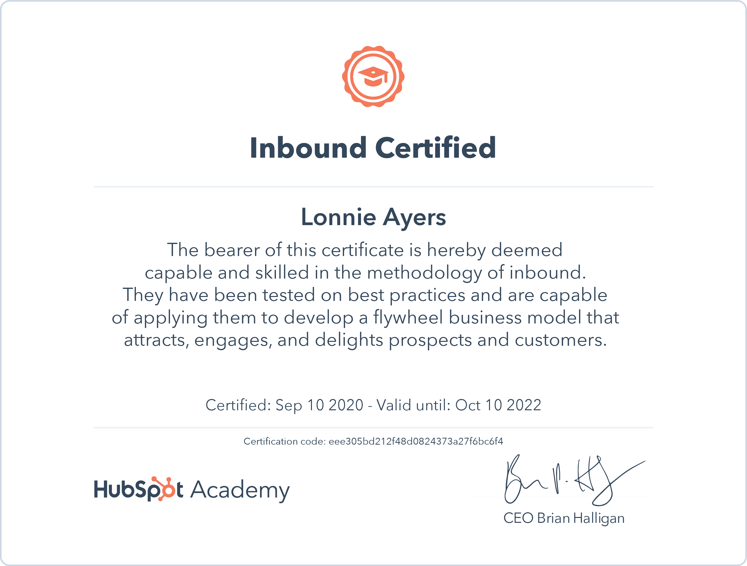 Inbound Certified